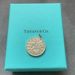 Authentic Tiffany & Co. 925 sterling silver round Love Bug charm